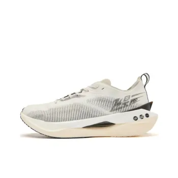 QIAODAN Flying Shadow PRO Cushioning Wear Resistant Low Top Running Shoes Men's White Black