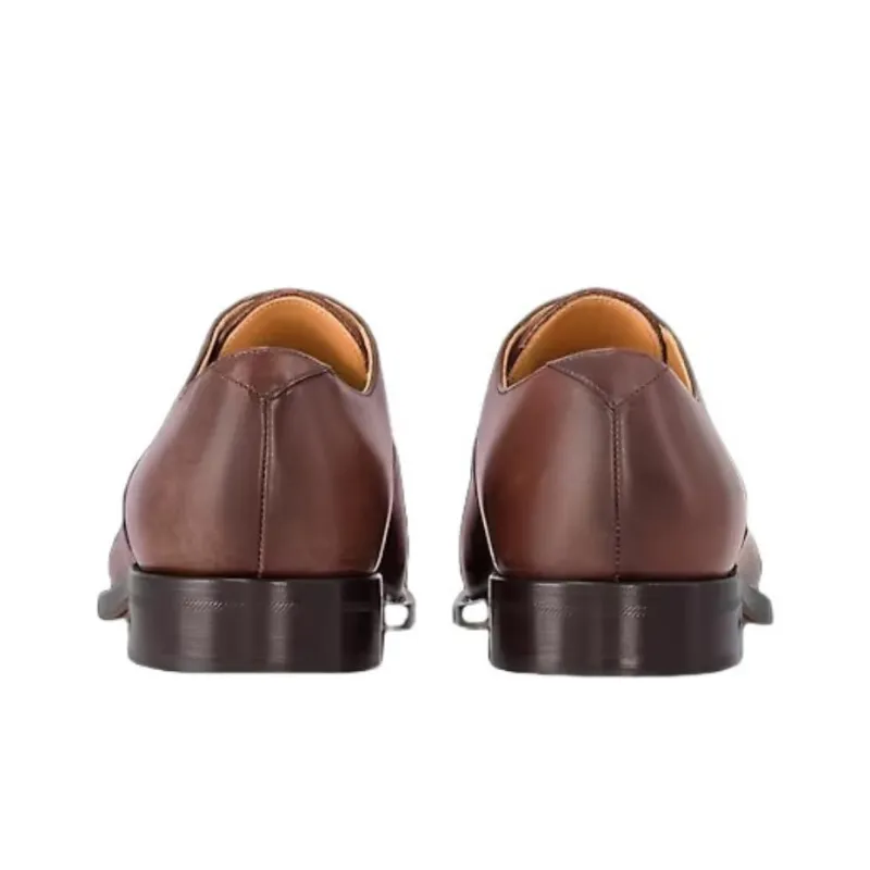 LOUIS VUITTON Varenne Dress Shoes Men's Brown-4