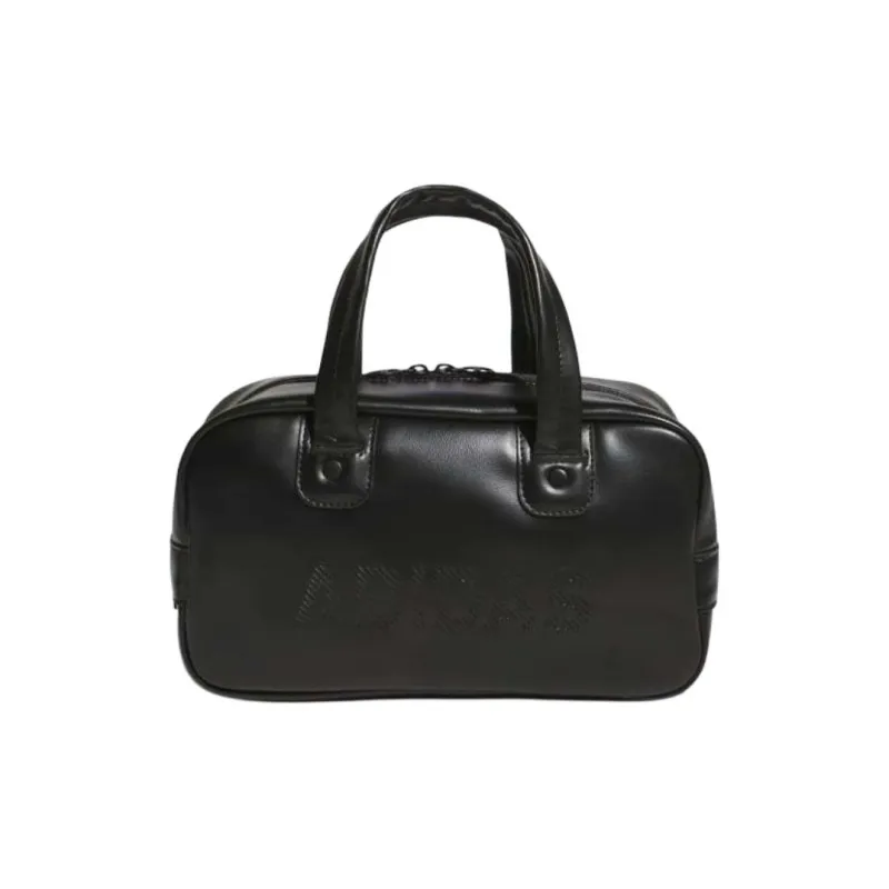 Adidas Polyurethane Shoulder Bag Crossbody Bag Handbag Women's Black-3