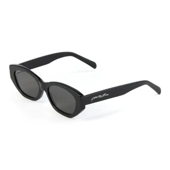 PLASTIC BRAIN Plate Frame Irregular Shape Sunglasses Unisex