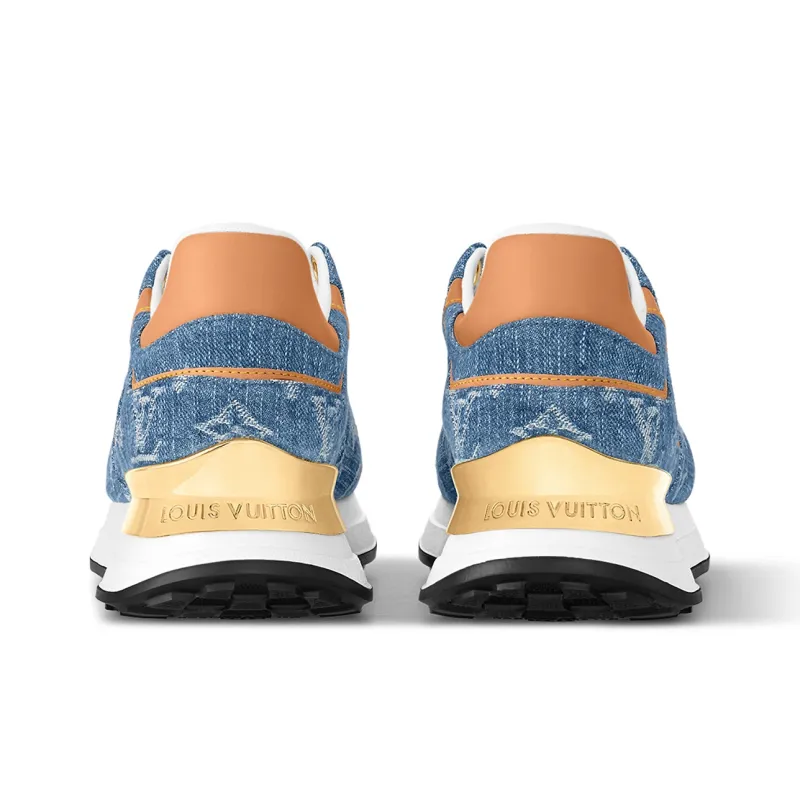 LOUIS VUITTON Run Away Low Top Casual Shoes Women's Blue-4