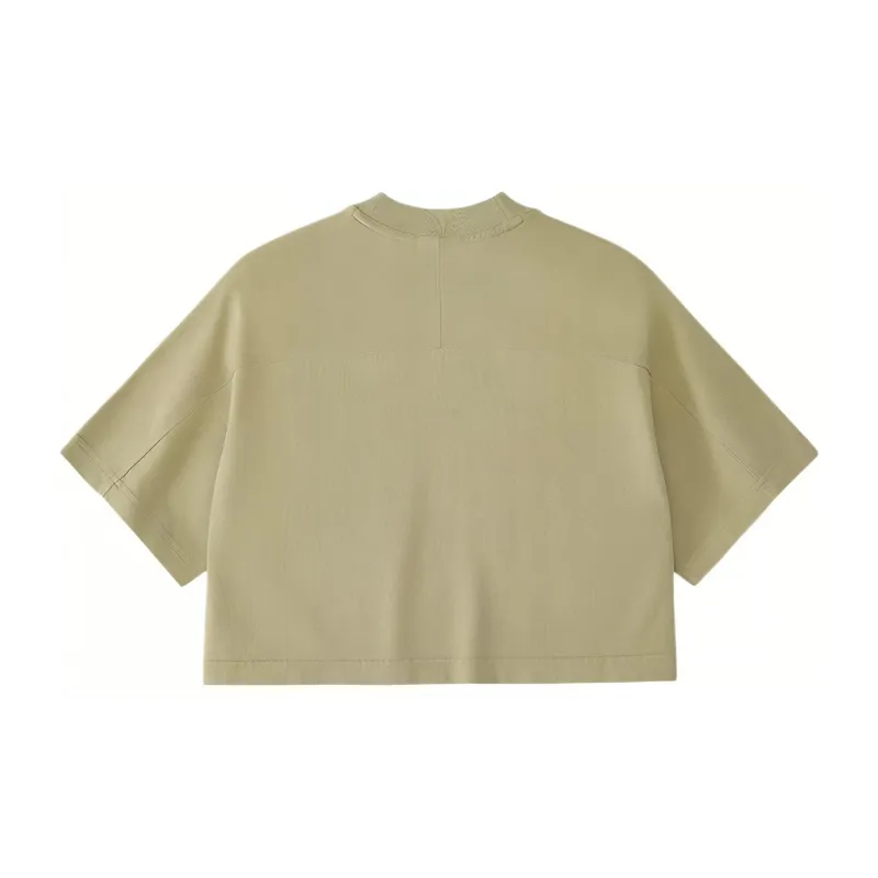 FILA FUSION Chinese Olympic Skateboarding Series Drop Shoulder Sleeve T Shirt Women's Parrot Green-1