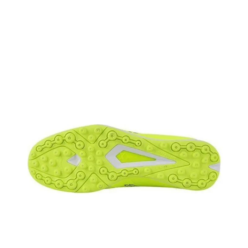 LiNing MG Rubber Short Studs Artificial Ground Natural Ground Cushioning Wear Resistant Soccer Shoes Unisex Neon Green-3