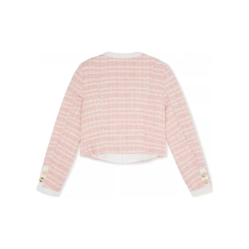 GUESS Cropped Coats Women's Pink-1
