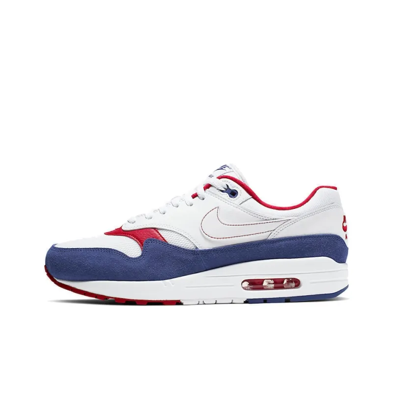 Nike Air Max 1 White Red Blue-0