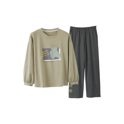 FENTENGCARE Pajama Set Women's Matcha
