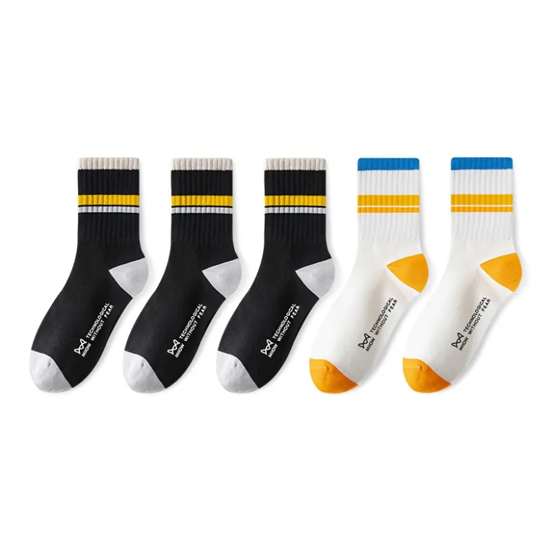 MIIOW Fruit Printing Series Mid Calf Socks Unisex Combo Set-17