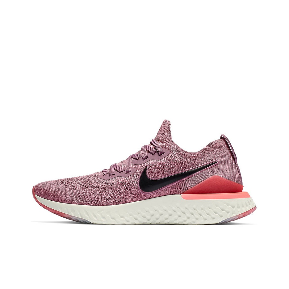 Nike women's epic react flyknit running shoes - rust pink/pink tint best sale