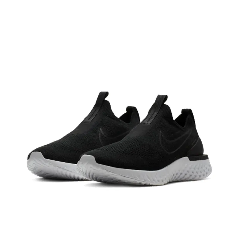 Nike Epic Phantom React Flyknit Black White-1