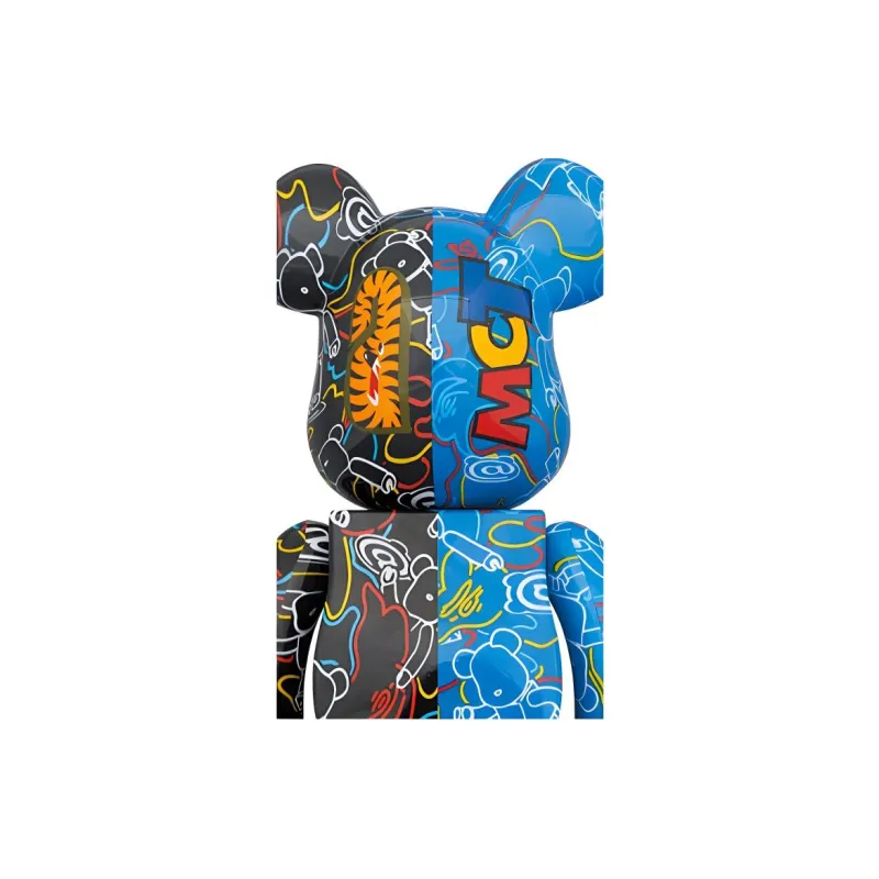 BE@RBRICK BAPER LINE CAMO SHARK 100% & 400%-2