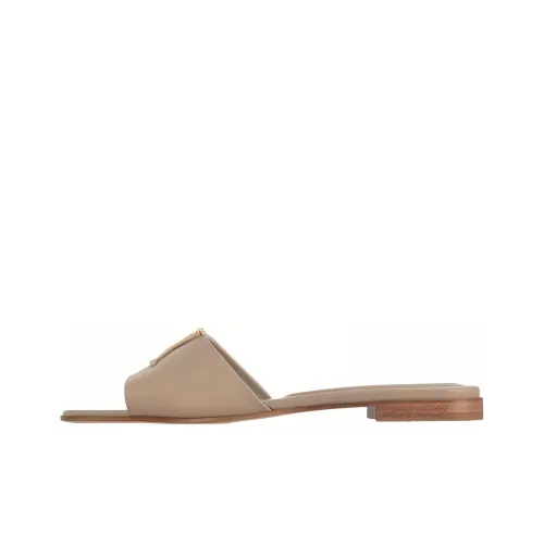 LOUIS VUITTON Capri Slide Slippers Women's Khaki