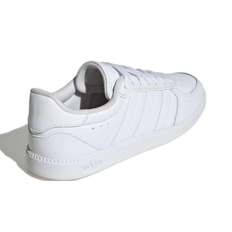 Adidas LITE RACER 4.0 Anti Slip Wear Resistant Low Top Skateboard Shoes Women's White-3
