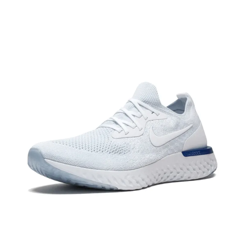 Nike Epic React Flyknit White Racer Blue-1