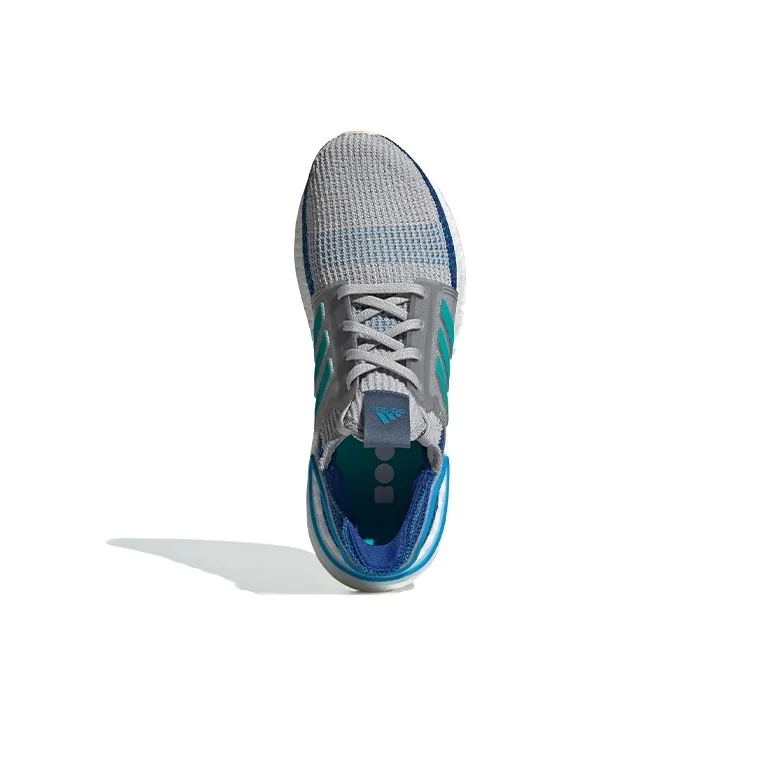 Adidas Ultra Boost 2019 Grey Two Shock Cyan-4