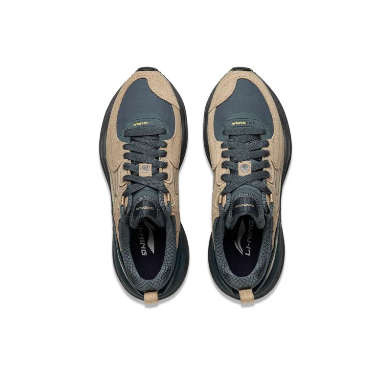 LiNing CF Tracing Origin V4 Low Top Casual Shoes Men's Umber Blue-3