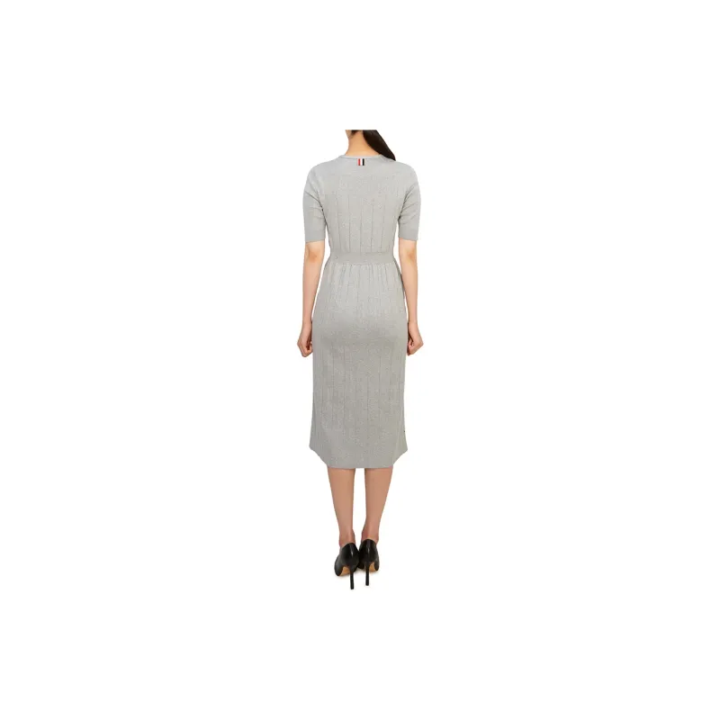 THOM BROWNE· Short Sleeved Dresses Women's Gray-1