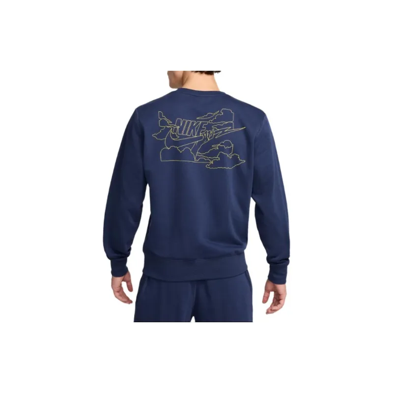 Nike Sweatshirt Men's Midnight Marine Blue/Lightning Color-1