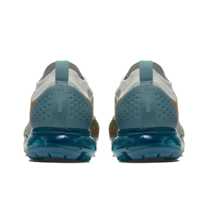 Nike Air VaporMax Moc 2 Light Silver Campfire Orange Celestial Teal Women's-3