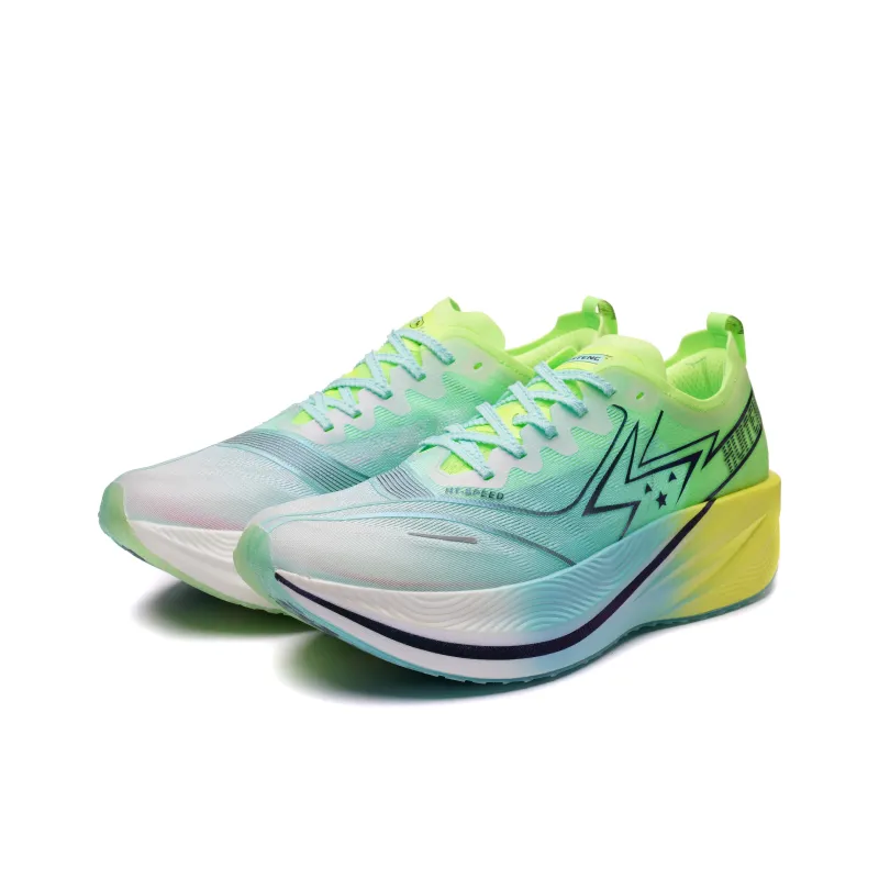 HUITENG Cushioning Anti-Slip And Wear-Resistant Coverage Mid-Top Running Shoes Unisex Blue Phoenix Spreads Wings-3