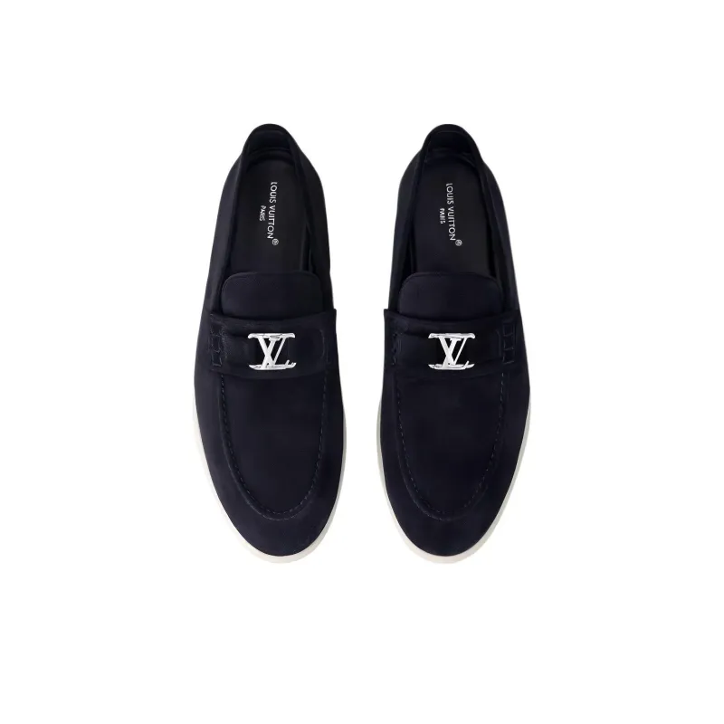 LOUIS VUITTON Estate Loafers Men's Blue-2