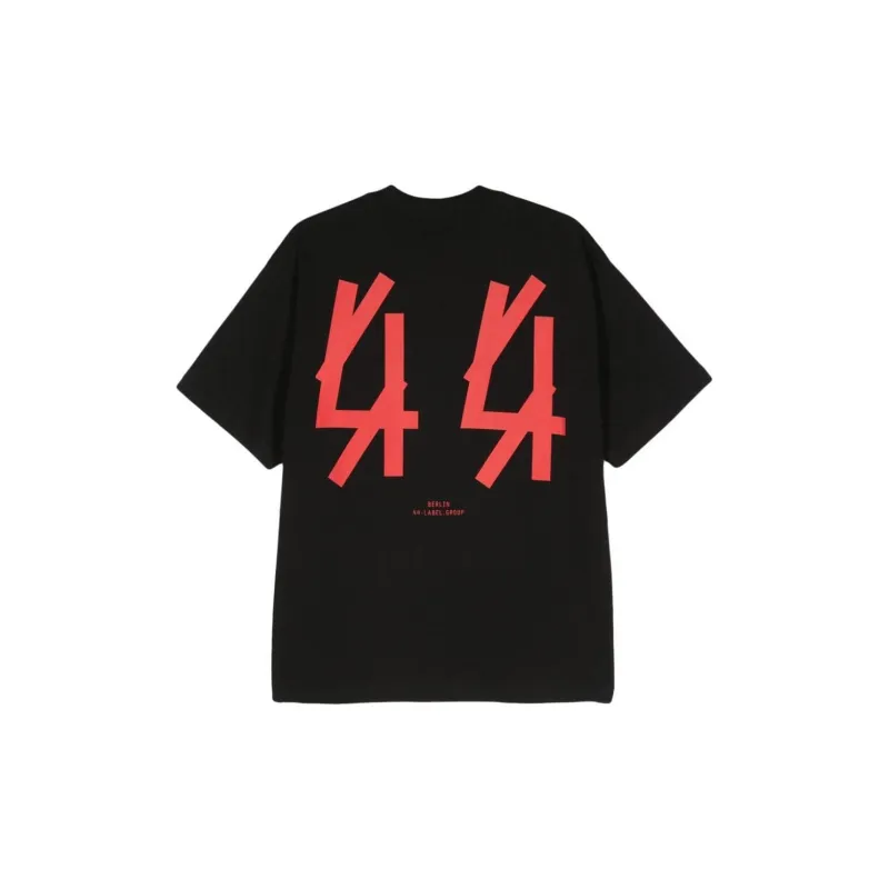 44 Label Group Logo print Cotton T shirt-1