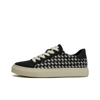 Oak Elephant Durable Breathable Low Top Skateboard Shoes Men's Black