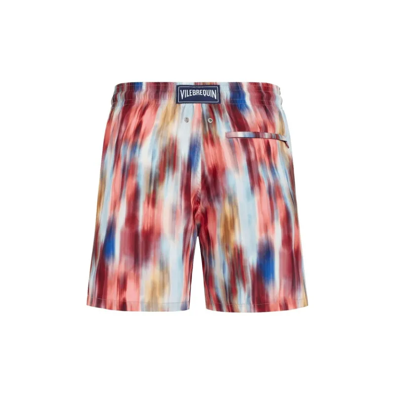 Vilebrequin Ikat Flowers print Drawstring Swim Shorts-1