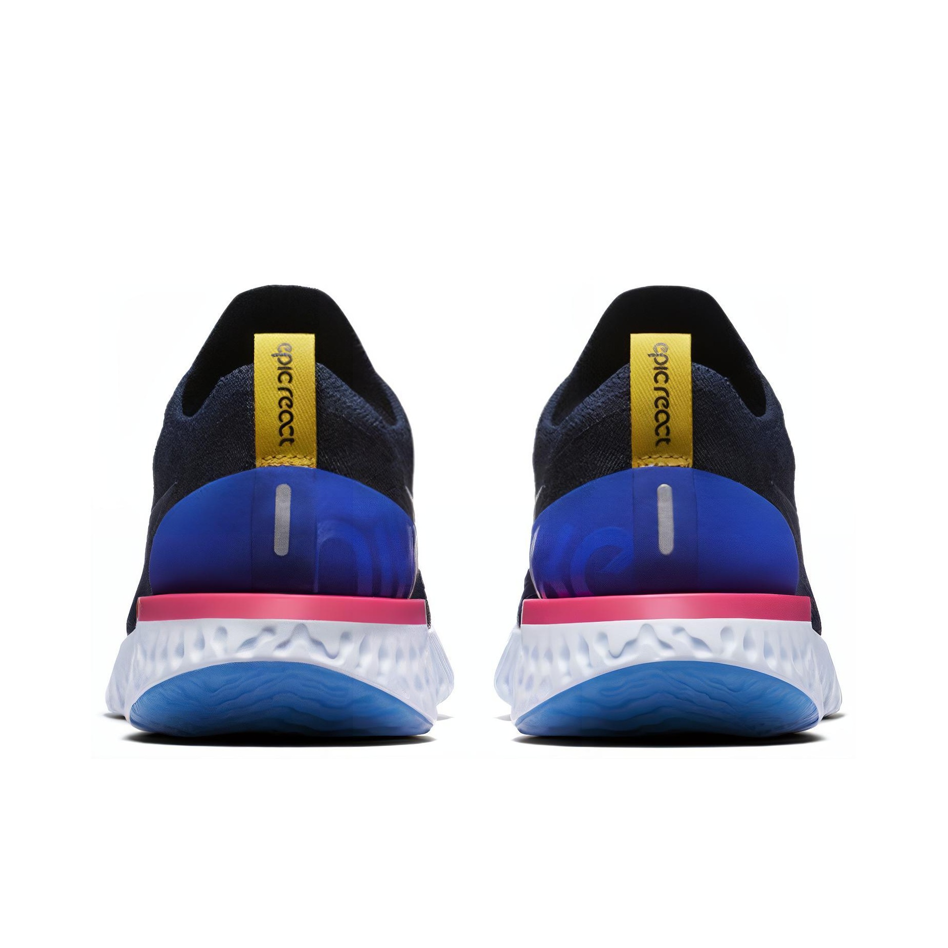 Nike epic react flyknit college navy/racer blue/pink blast/college navy hotsell