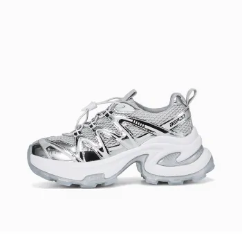 BOERDIQI Breathable Support Lightweight Height Increasing Low Top Chunky Sneakers Women's