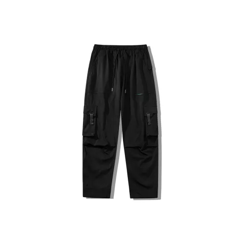 GOOSELIAR Casual Pants Unisex Black