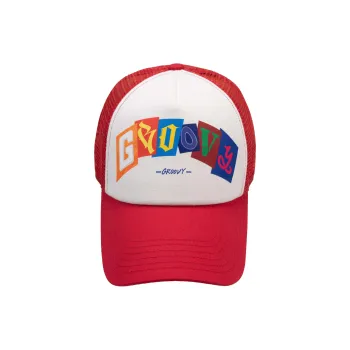 The Last Redemption Groovy Cotton Baseball Caps Unisex Red