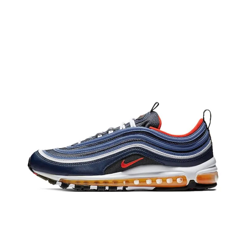 Nike Air Max 97 Midnight Navy Habanero Red-0