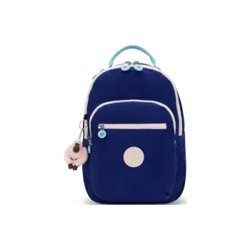 Kipling Recycled Polyamide Backpack Small Size Unisex Blue