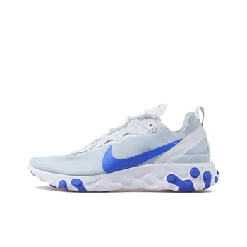 Nike React Element 55 Pure Platinum Racer Blue