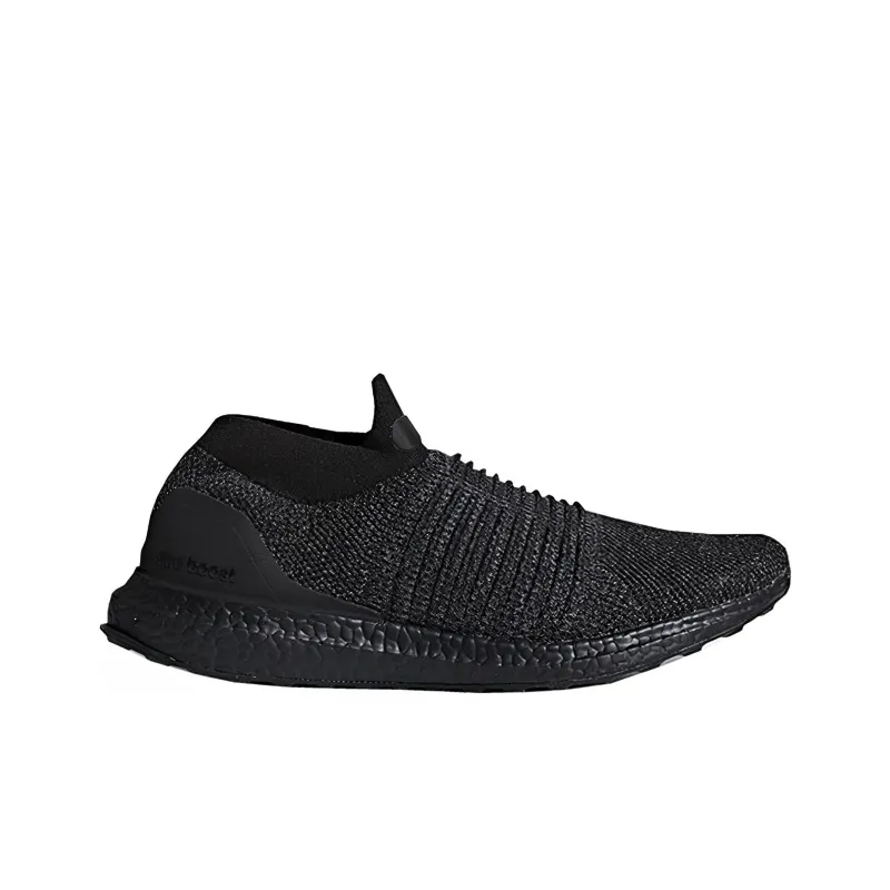 Adidas Ultra Boost Laceless Mid Triple Black-1