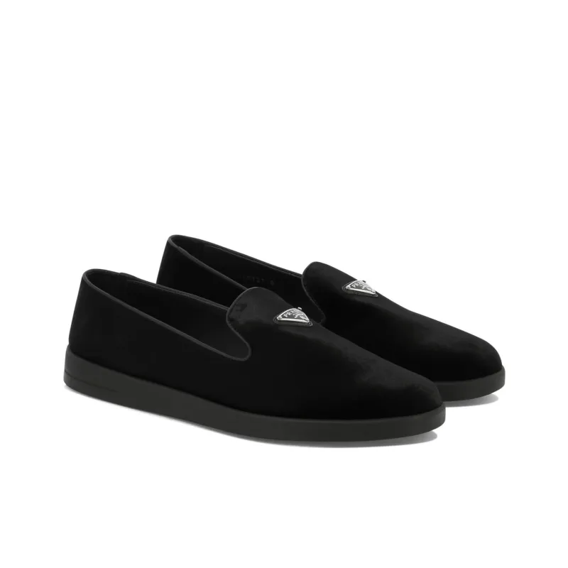 PRADA Loafers Men Black-2