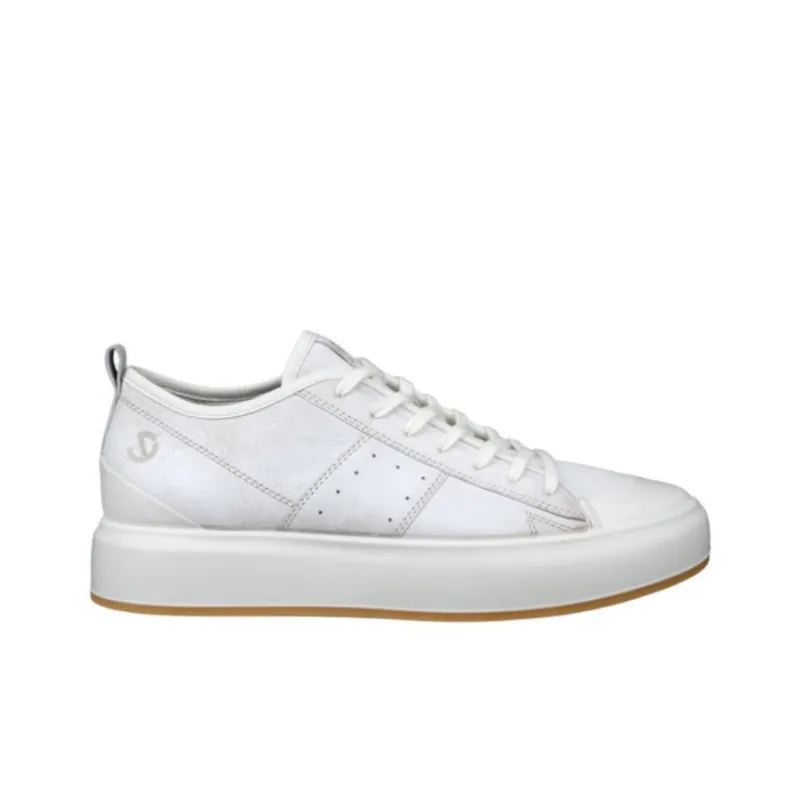 Ecco Wear resistant And Lightweight Low Top Skateboard Shoes Men's White-1