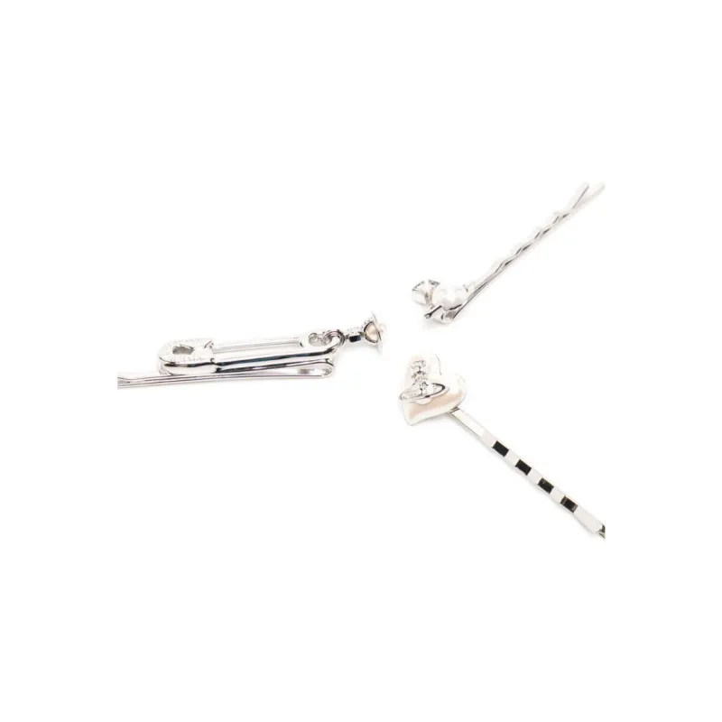 Vivienne Westwood Tilde Bobby Pin Set Of Three-2