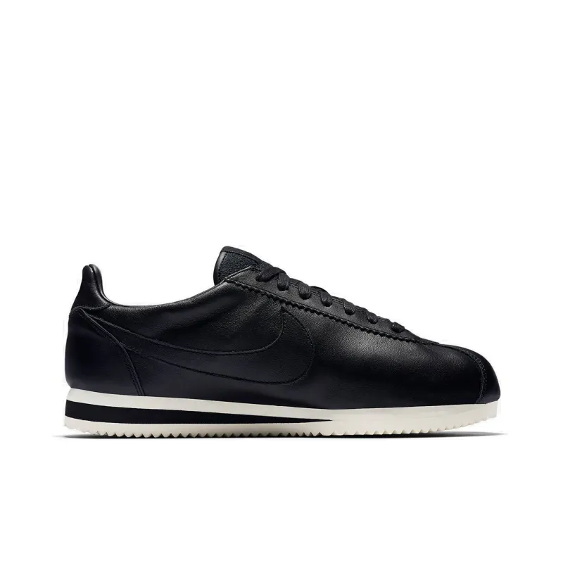 Nike Classic Cortez Premium Swooshless Black-1