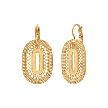 SATELLITE Gold Plated Earrings Women's