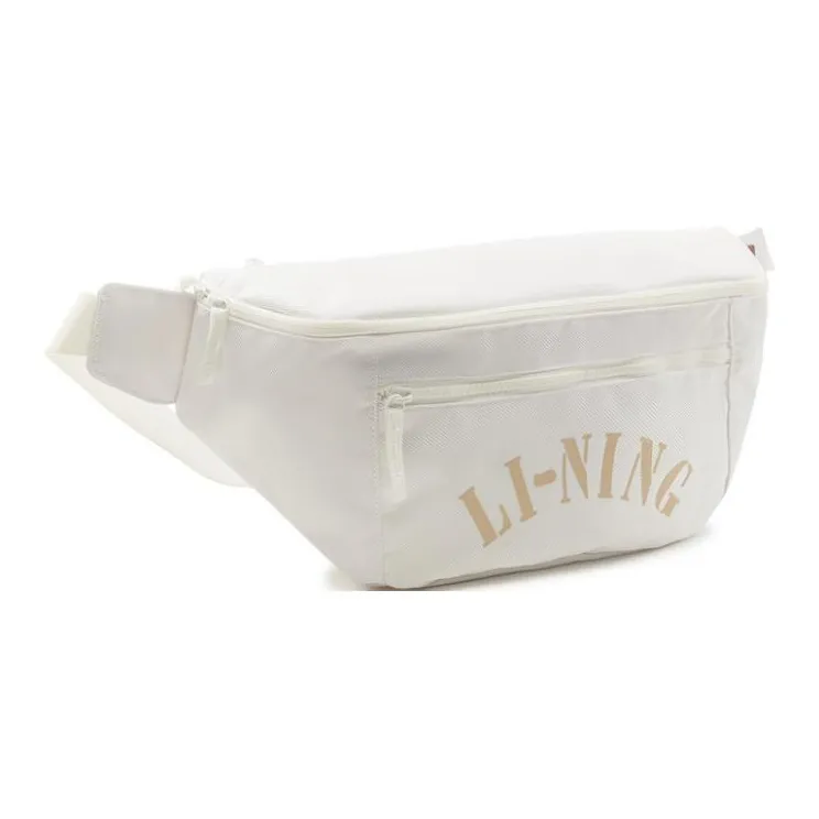 LiNing Polyester Fanny Pack Regular Unisex Ivory-1