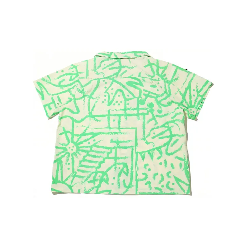Nike SS24 Shirt Unisex Beige Green-1