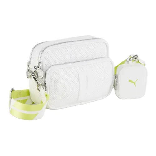 PUMA Nylon Shoulder Bag Crossbody Bag Regular Women's White