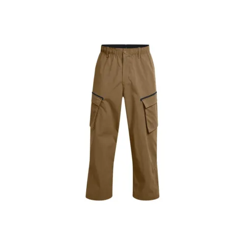 Under Armour Casual Pants Men Suburban Wolf Brown