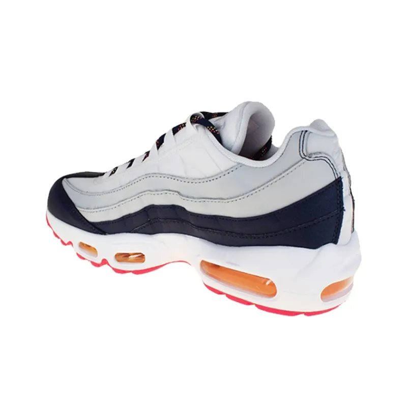 Nike Air Max 95 Midnight Navy Pure Platinum Laser Orange Women's-3