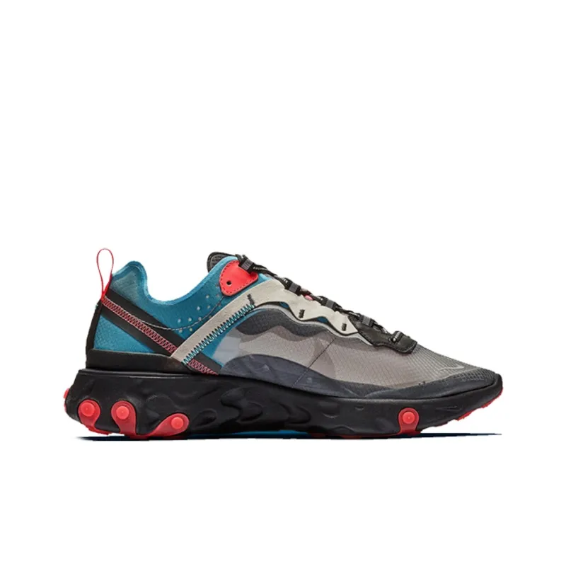 Nike React Element 87 Blue Chill Solar Red-1