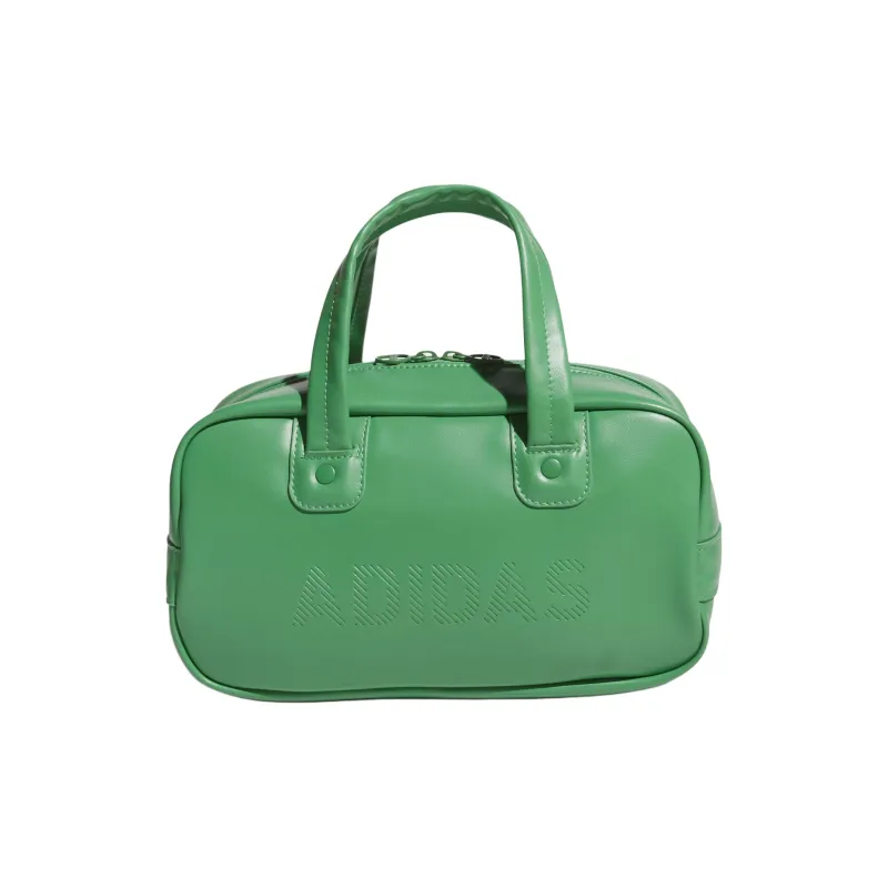Adidas Polyurethane Handbag Small Size Unisex Green-3