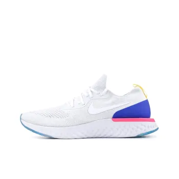 Nike Epic React Flyknit White Racer Blue Pink Blast