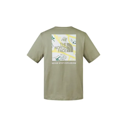 THE NORTH FACE T-Shirts Men Terracotta Gray