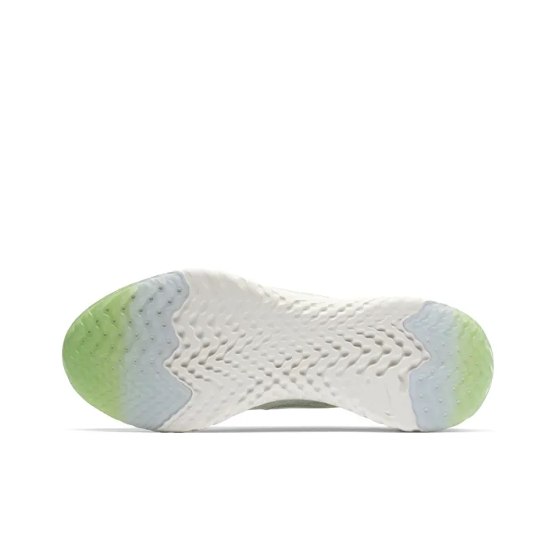 Nike Epic React Flyknit 2 Light Silver Lime Blast Women's-5